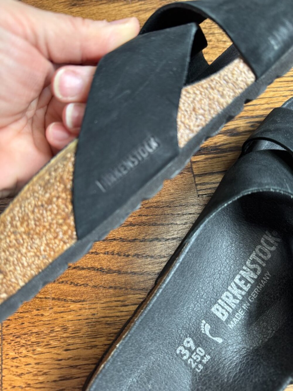 Birkenstock Siena Black Nubuck EU 39 (US Women's 8-8.5) Narrow Sandals - Picture 6 of 6